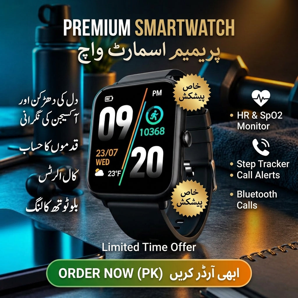 V200 Ultra Smart Watch With 2.2-Inch HD Large Display | Stylish Smartwatch For Men & Women