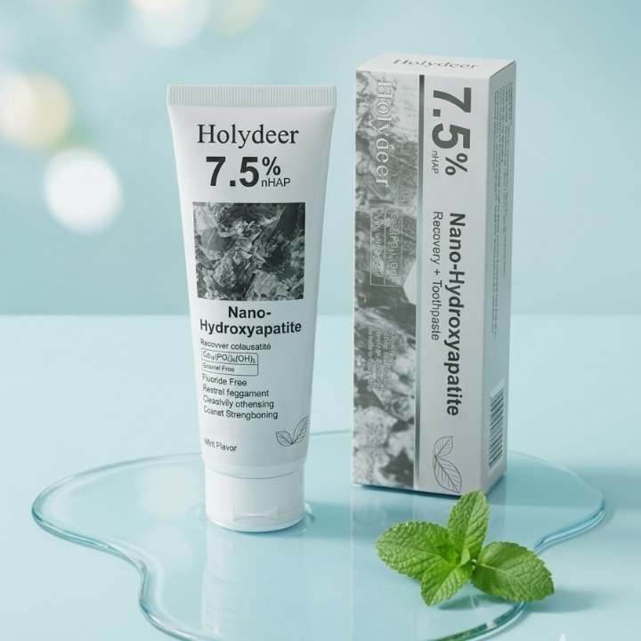Holydeer Recovery Toothpaste | 7.5% Nano-Hydroxyapatite Enamel Repair & Whitening Toothpaste ( Flat 50% OFF)